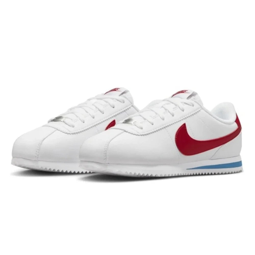Nike Cortez White Varsity Red Blue DM0950-115 Mens 6.5 Womens 8 Retro Sneakers
